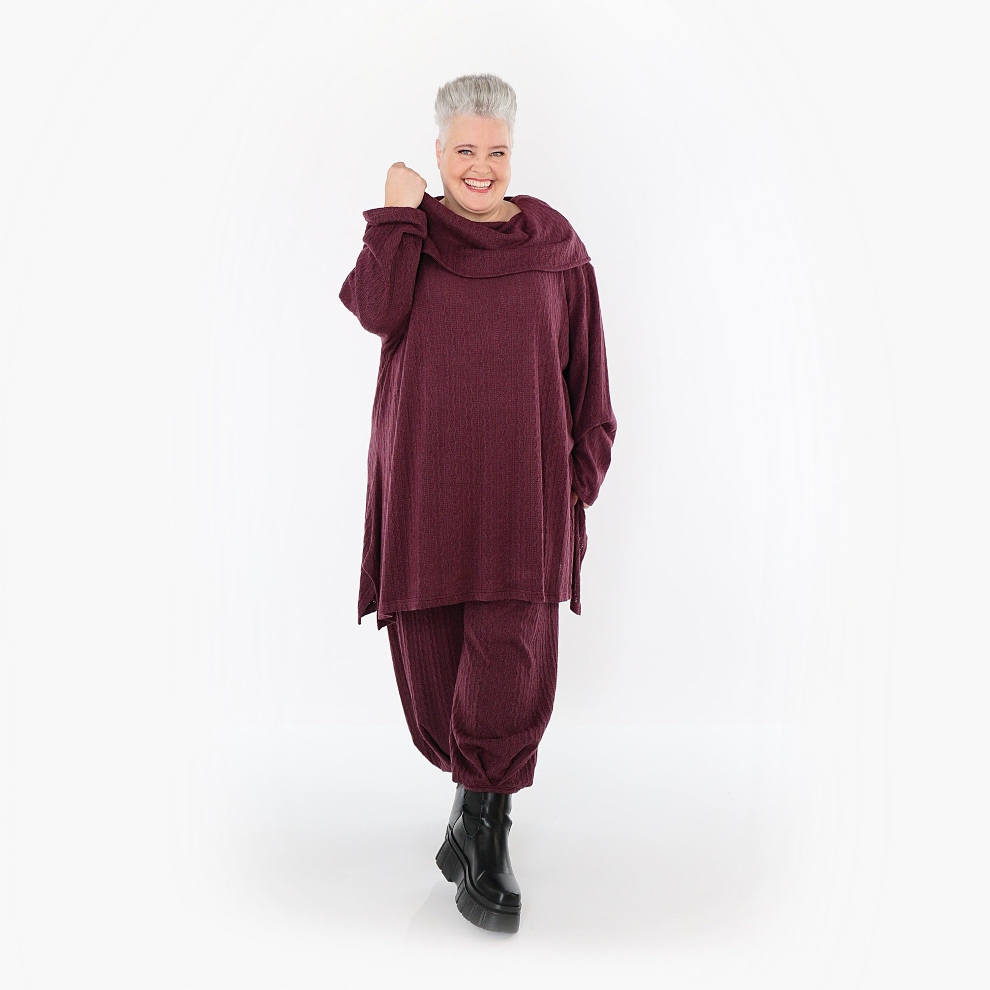 Akh 1532 05920 Trousers Burgundy 9