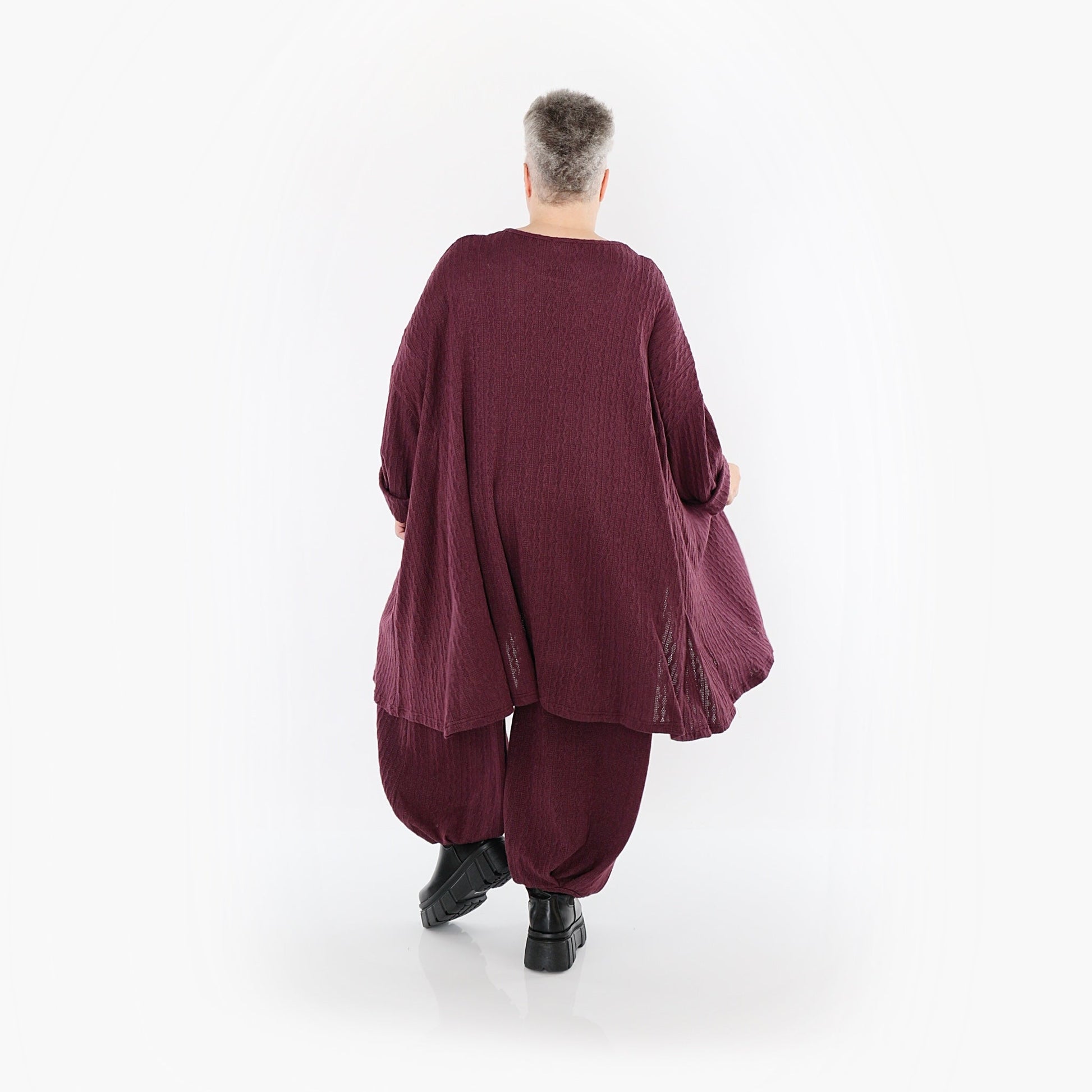 Akh 1532 07014 Shirt Burgundy 3