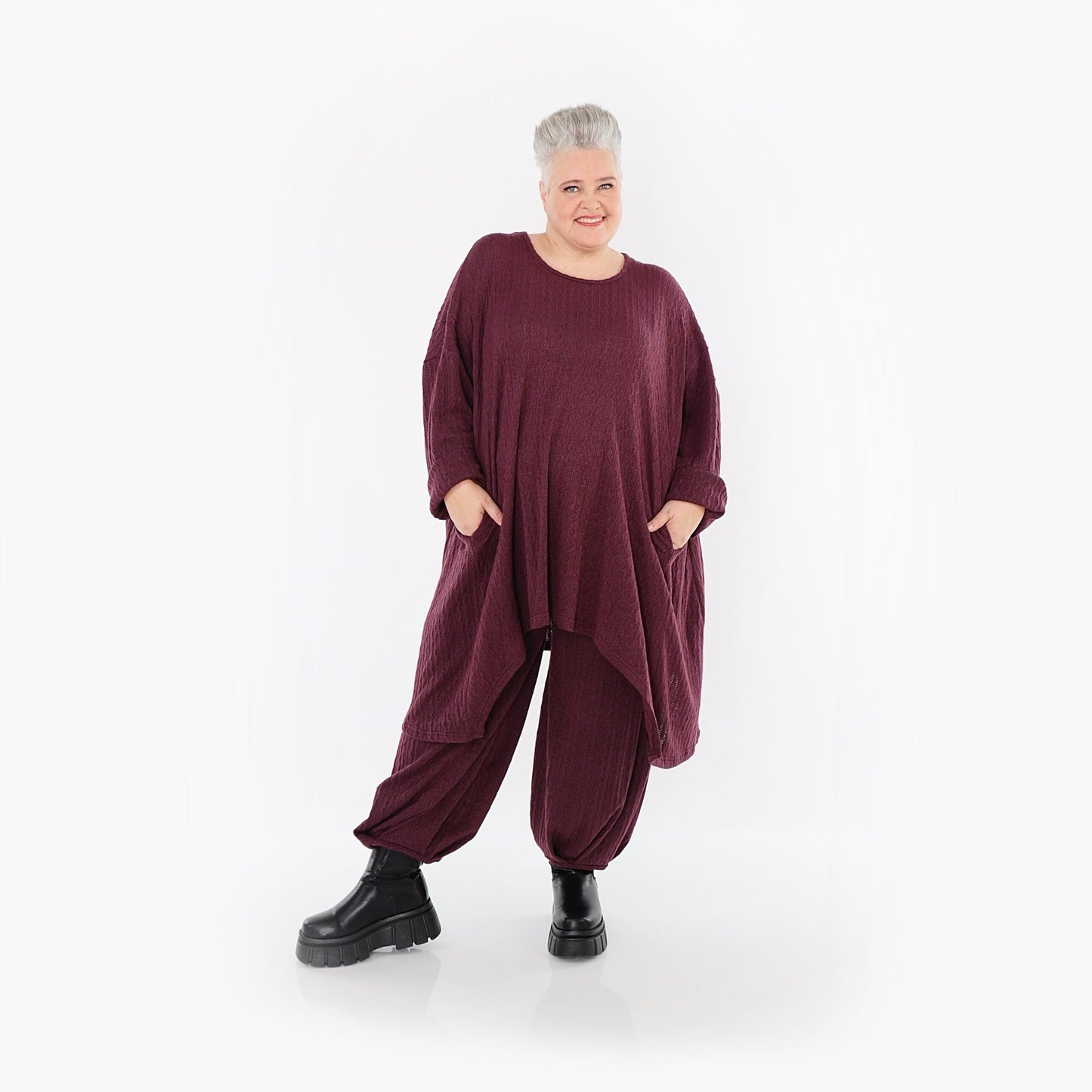 Akh 1532 07014 Shirt Burgundy 5