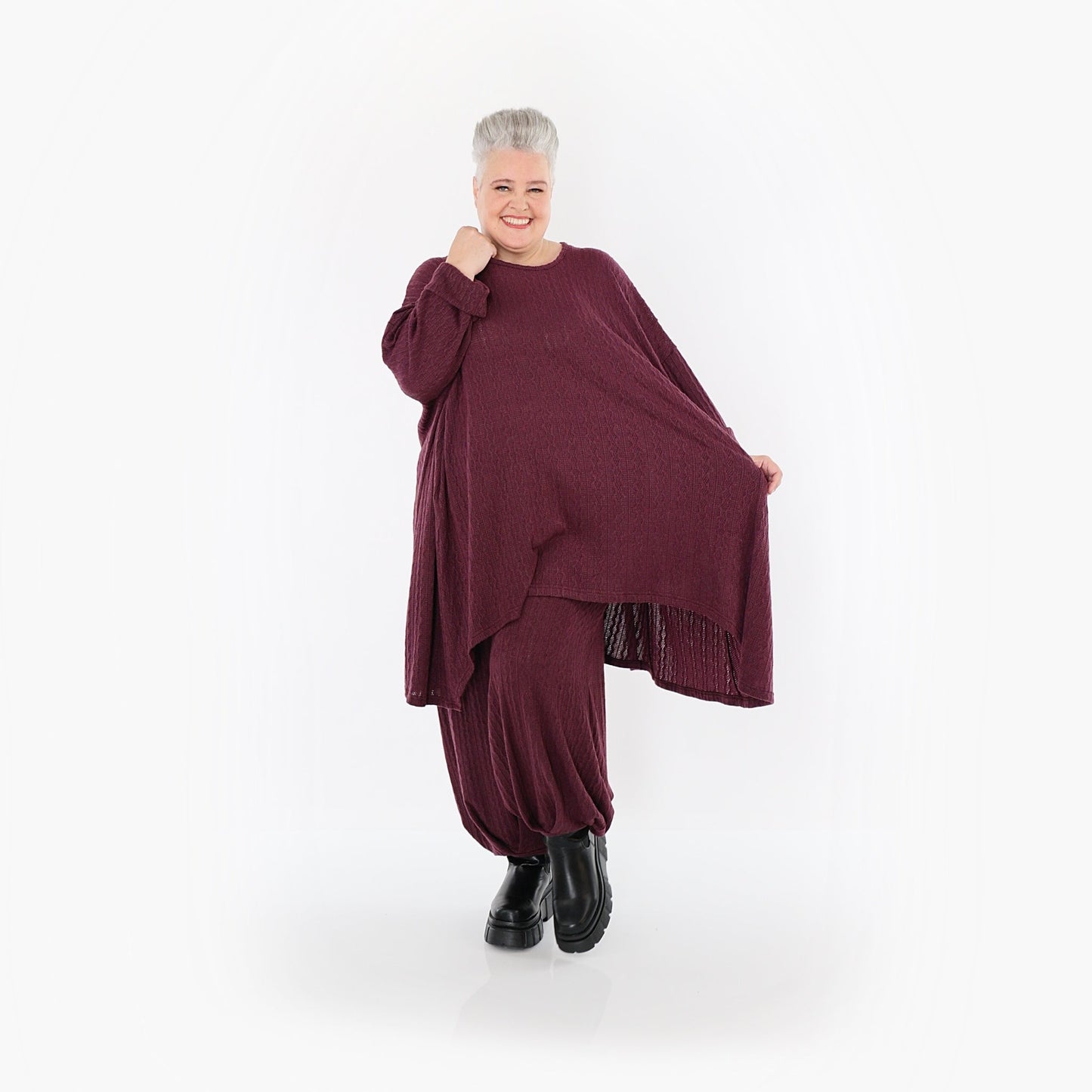 Akh 1532 07014 Shirt Burgundy 8