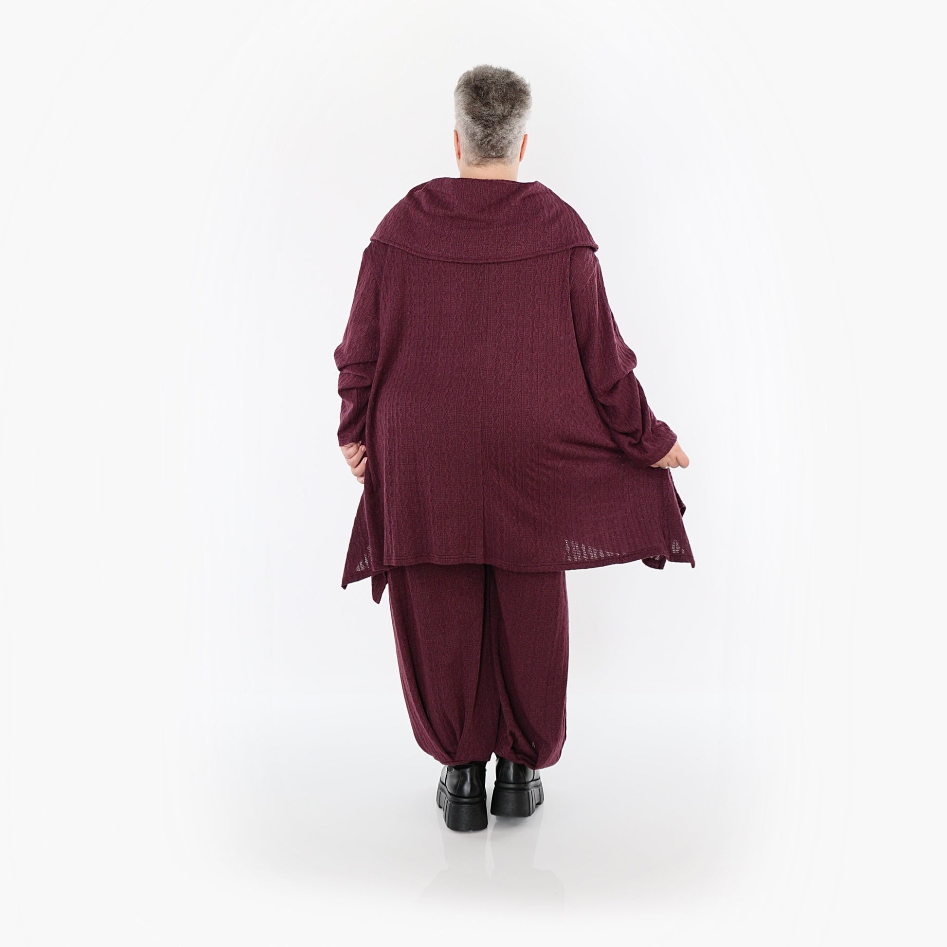 Akh 1532 07145 Shirt Burgundy 4