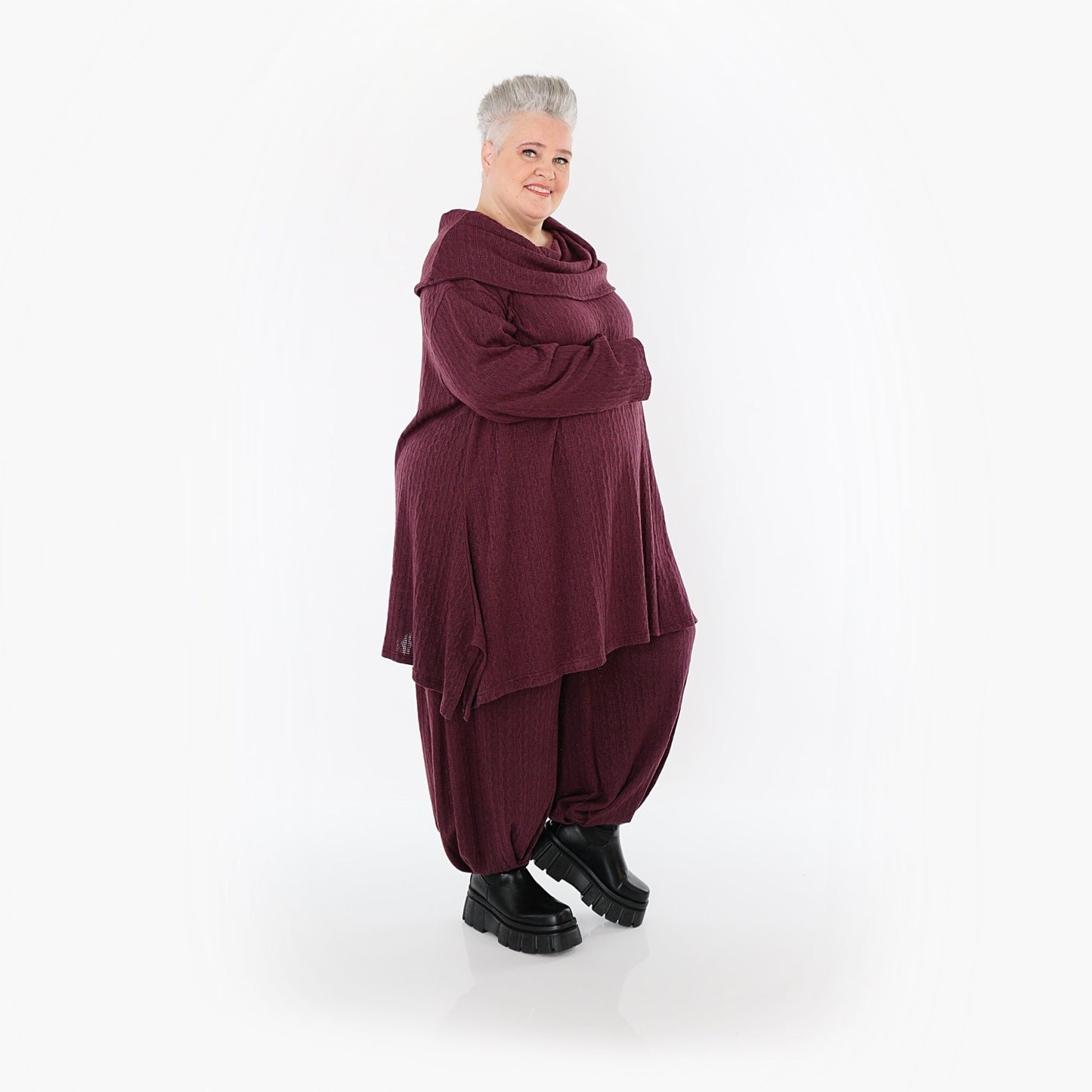 Akh 1532 07145 Shirt Burgundy 6