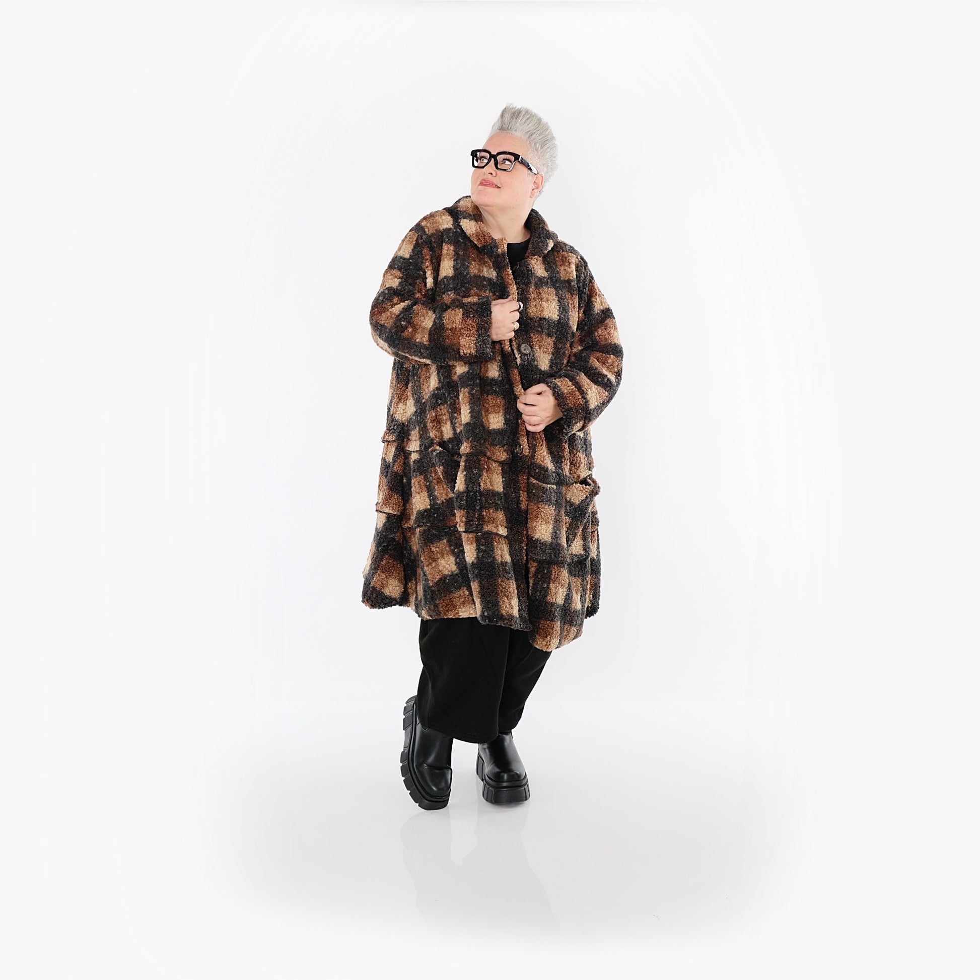 Akh 1535 02225 Jacket Cognac Beige Grey 10