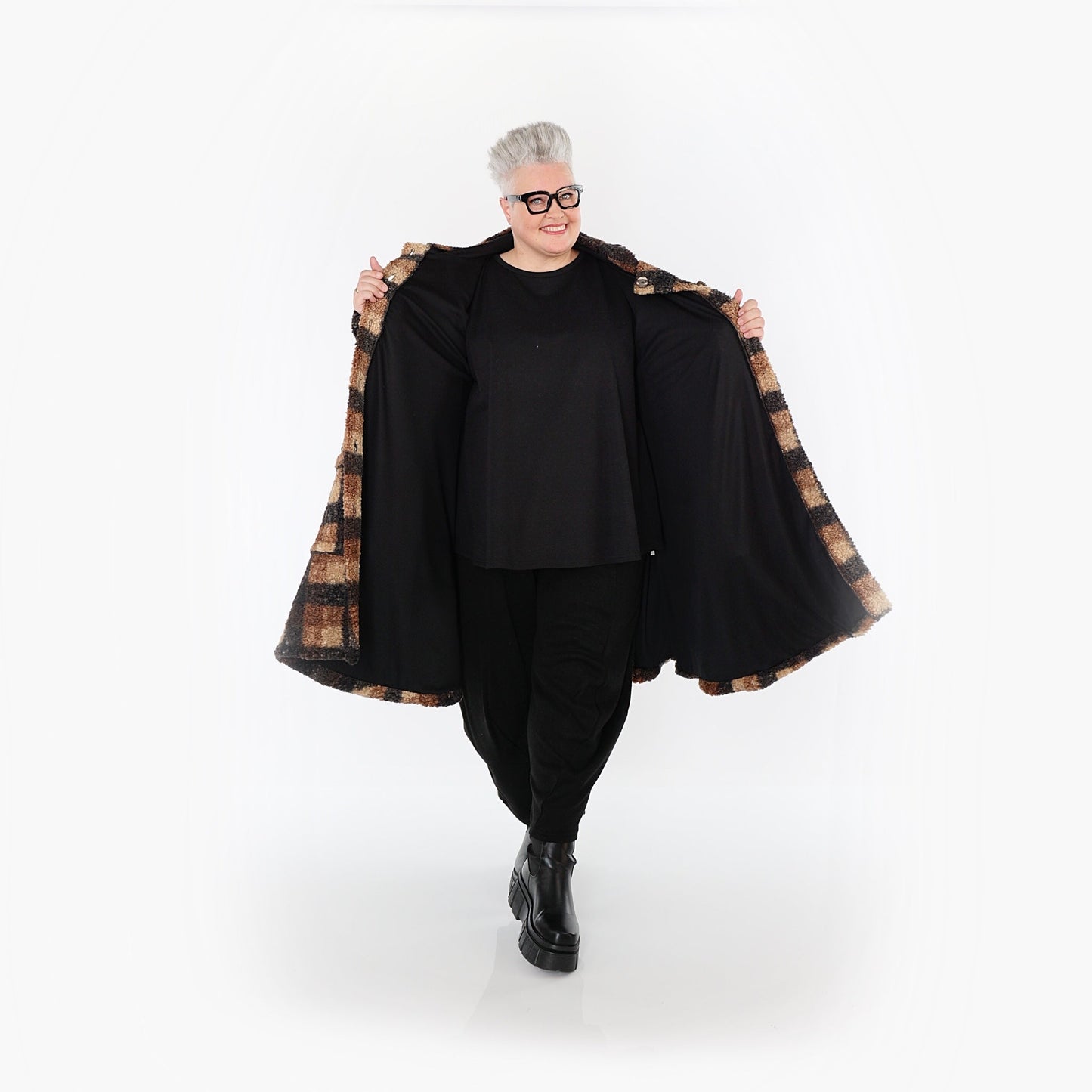 Akh 1535 02225 Jacket Cognac Beige Grey 11