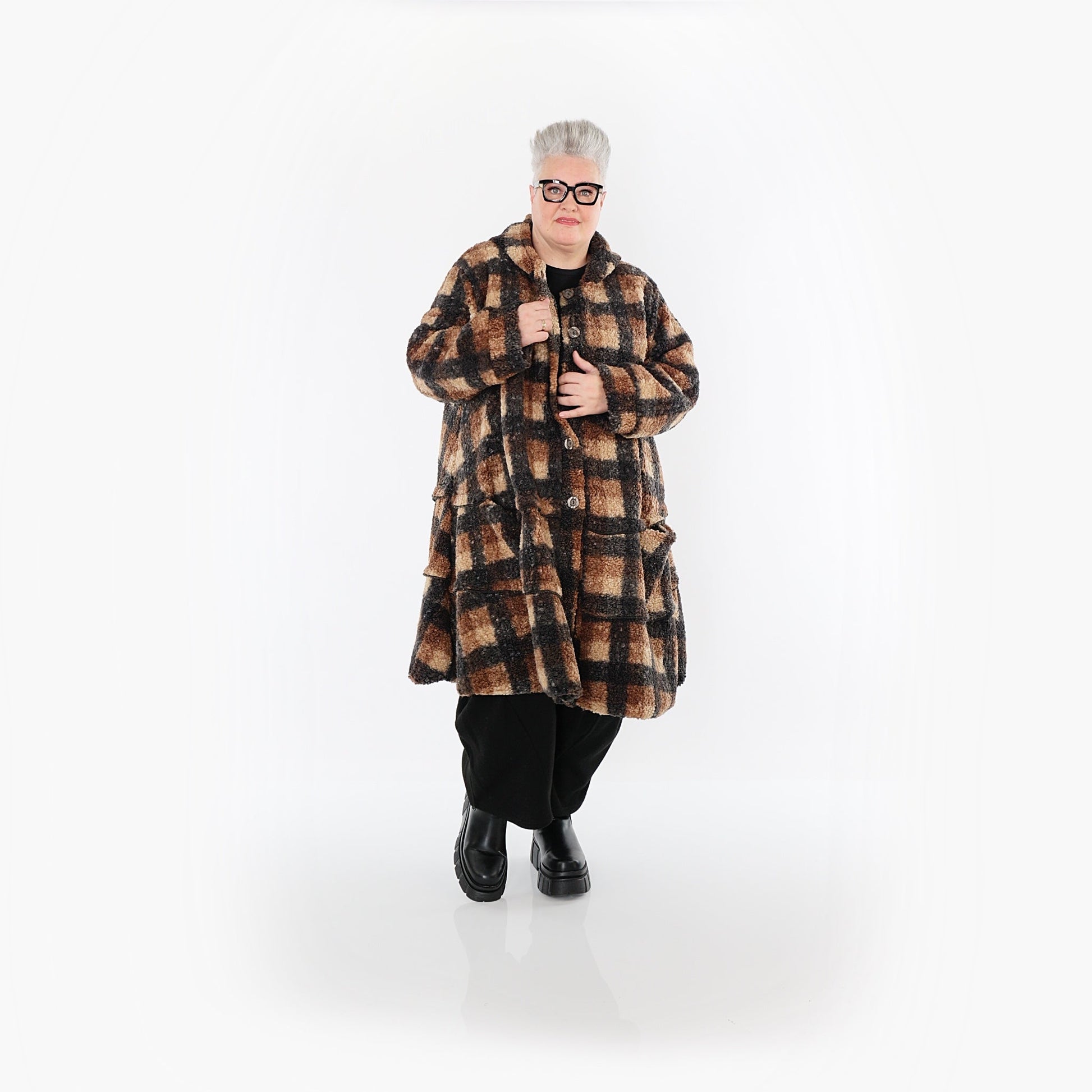 Akh 1535 02225 Jacket Cognac Beige Grey 9