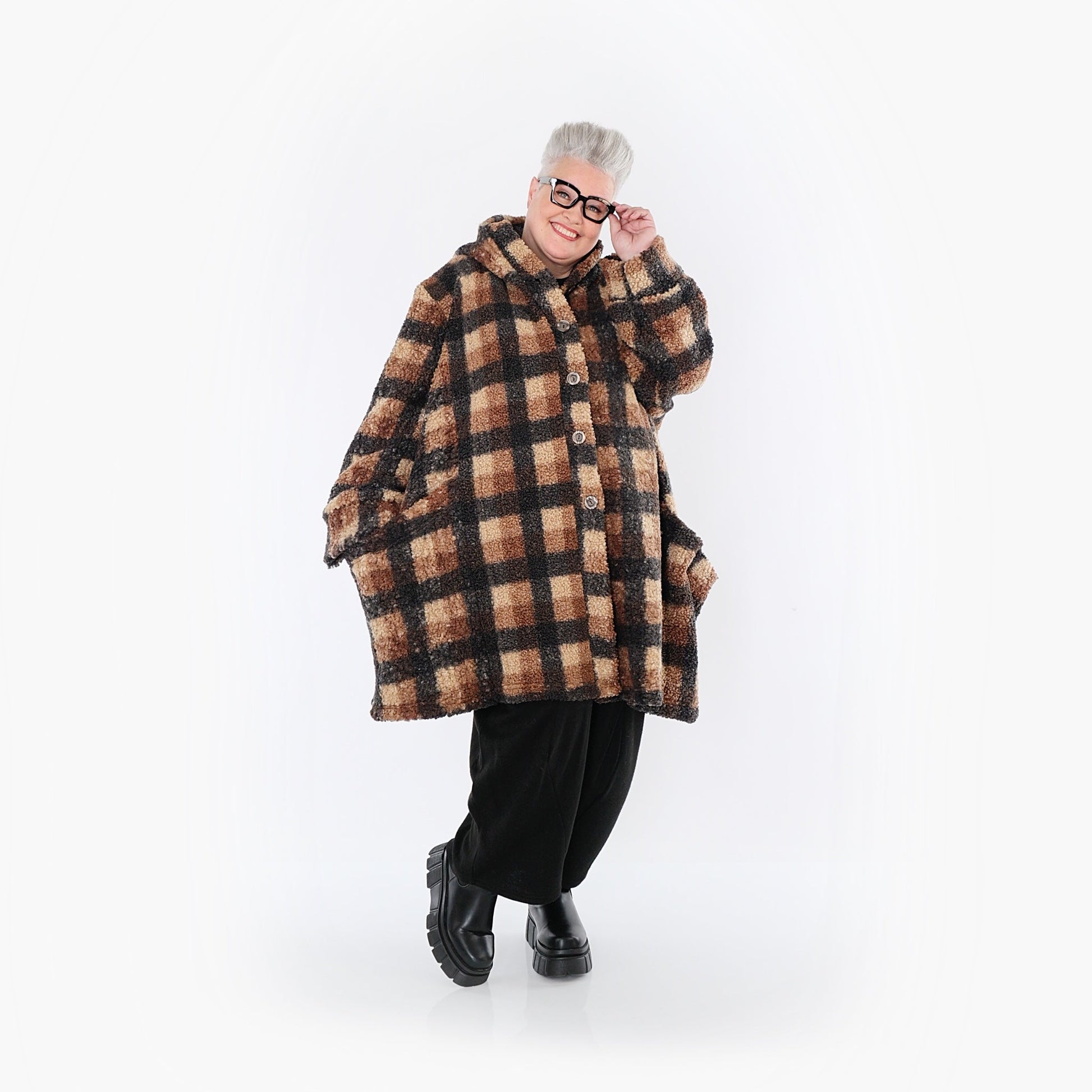 Akh 1535 06660 Jacket Cognac Beige Grey