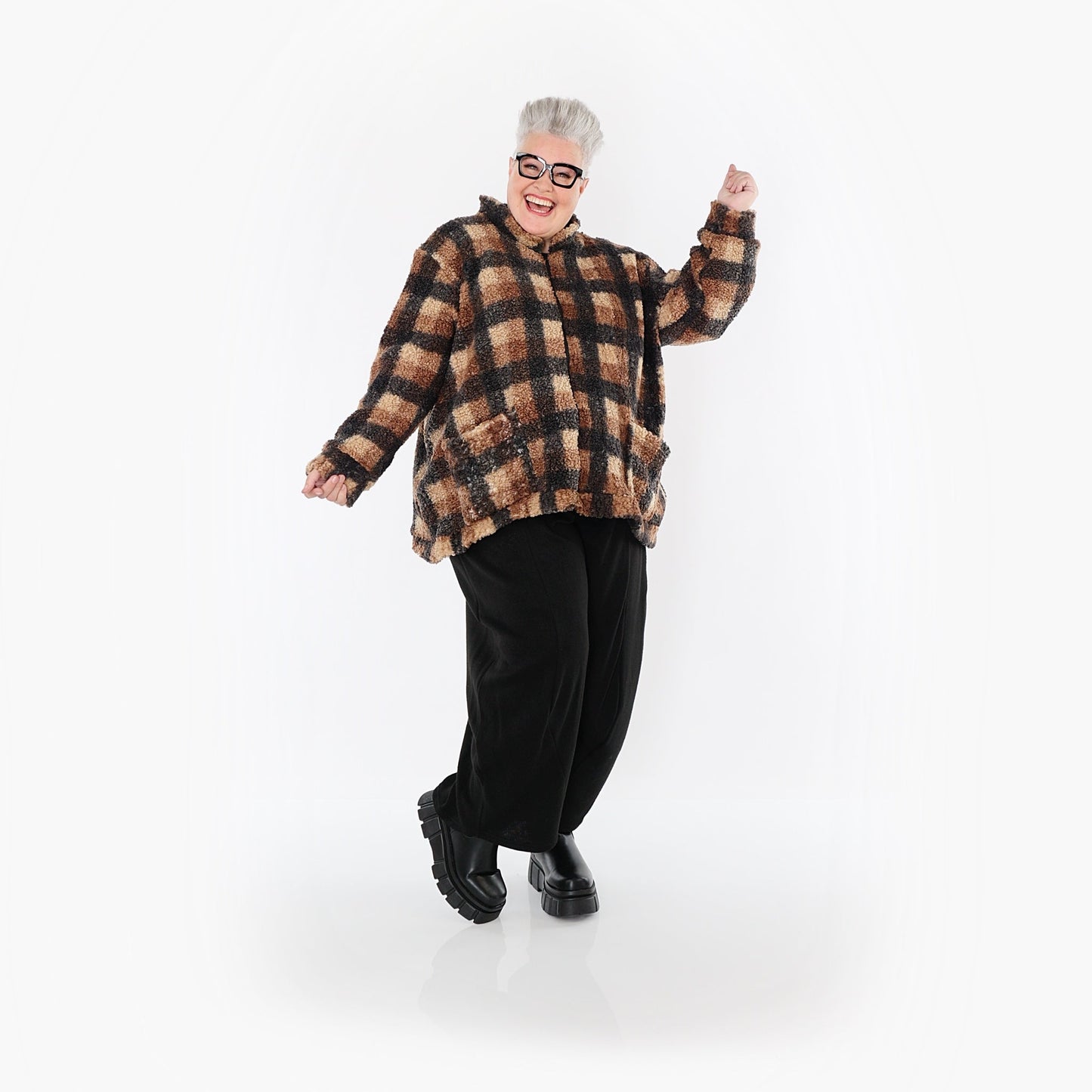 Akh 1535 07017 Jacket Cognac Beige Grey 2