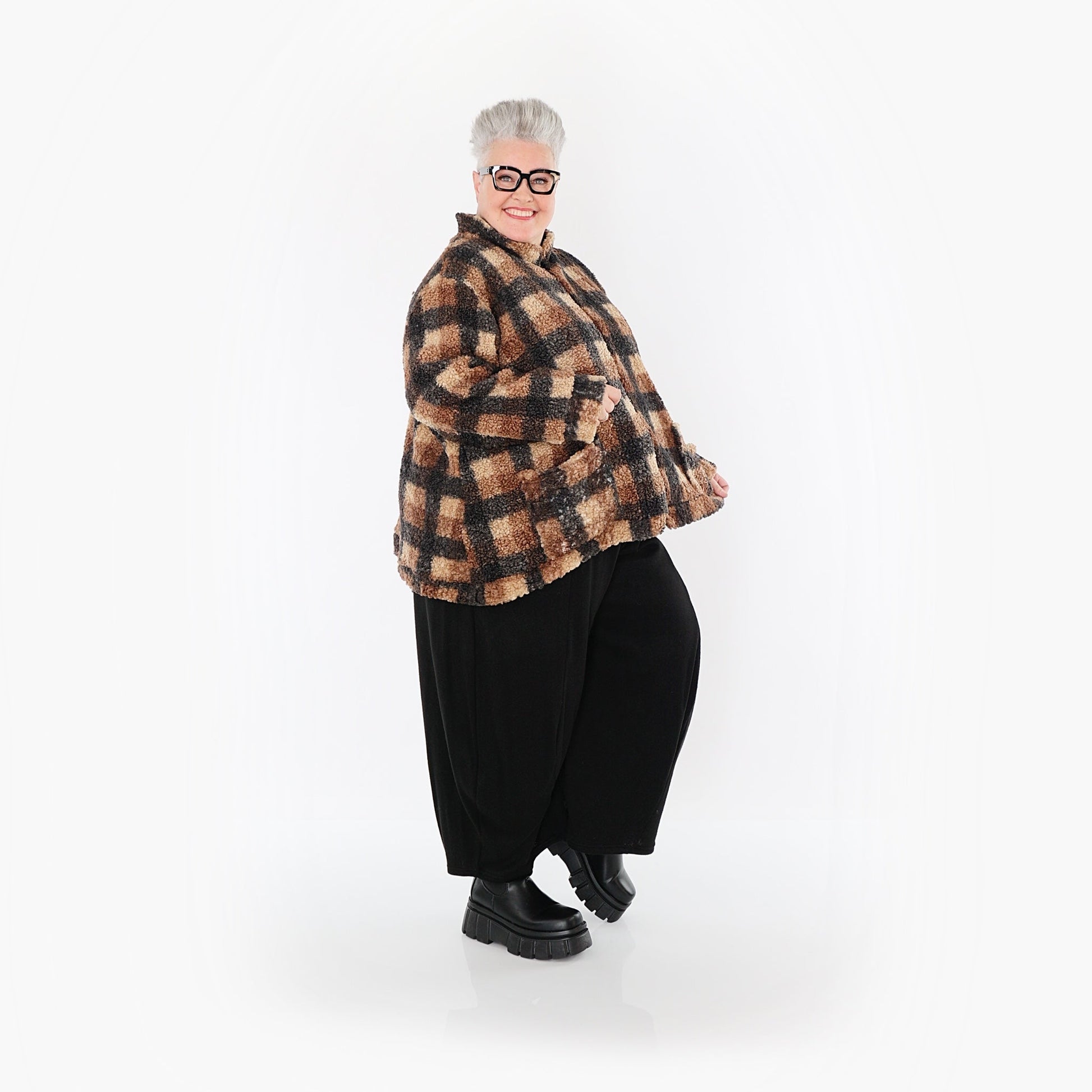 Akh 1535 07017 Jacket Cognac Beige Grey 5