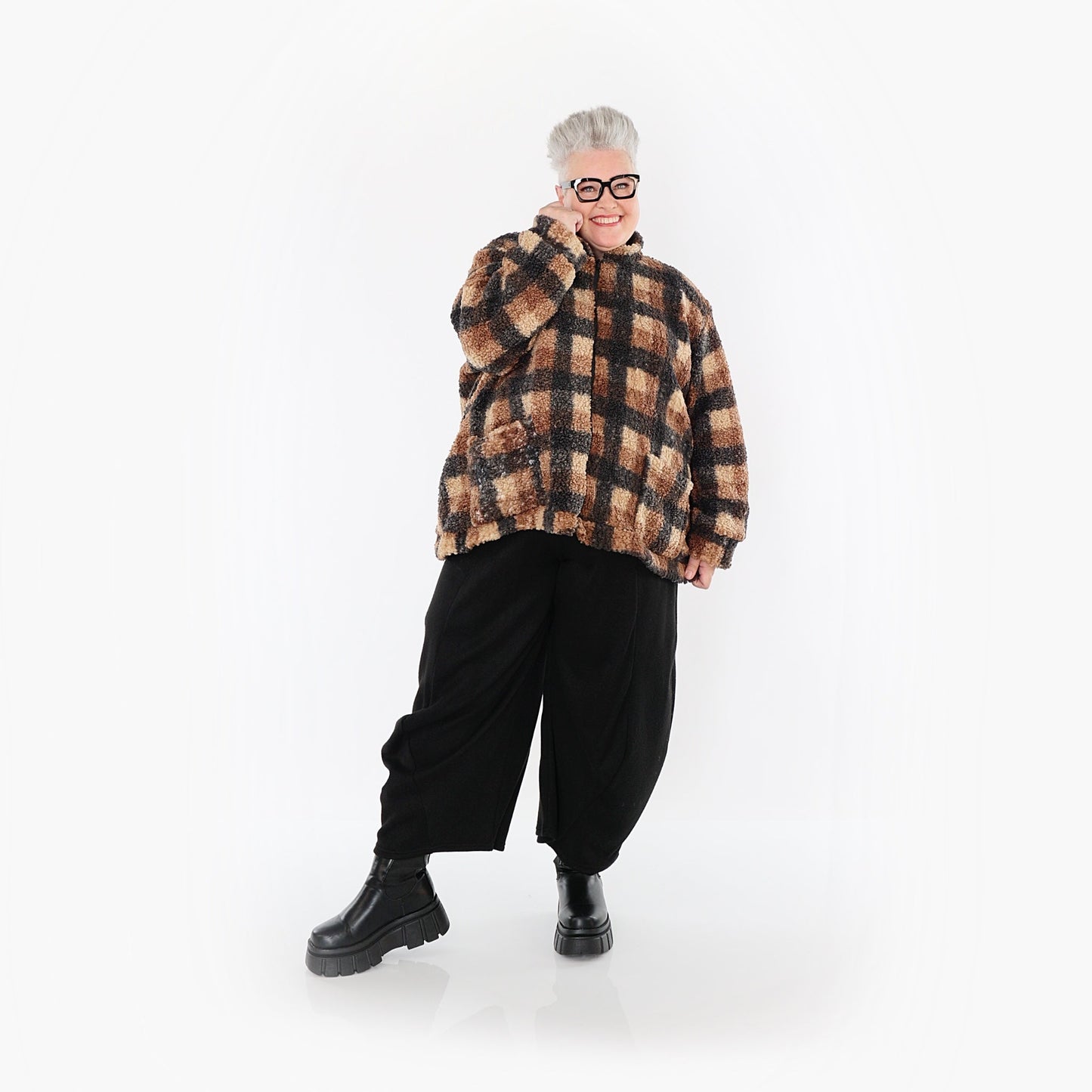 Akh 1535 07017 Jacket Cognac Beige Grey 6