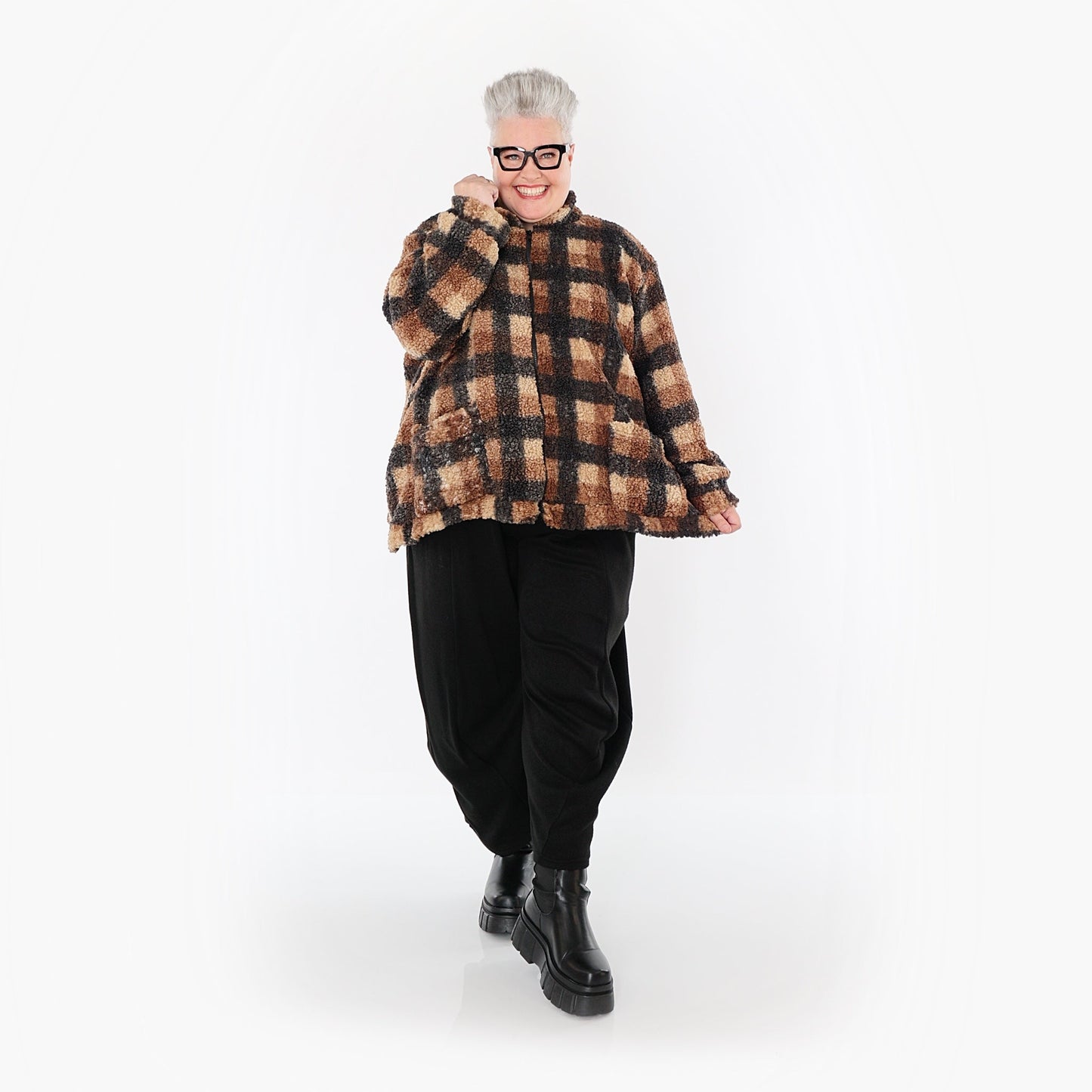 Akh 1535 07017 Jacket Cognac Beige Grey 8