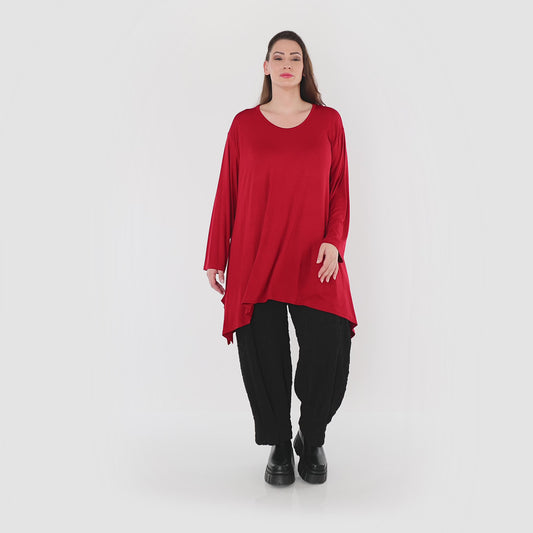 01019 "BasicLove" Shirt – Dark red