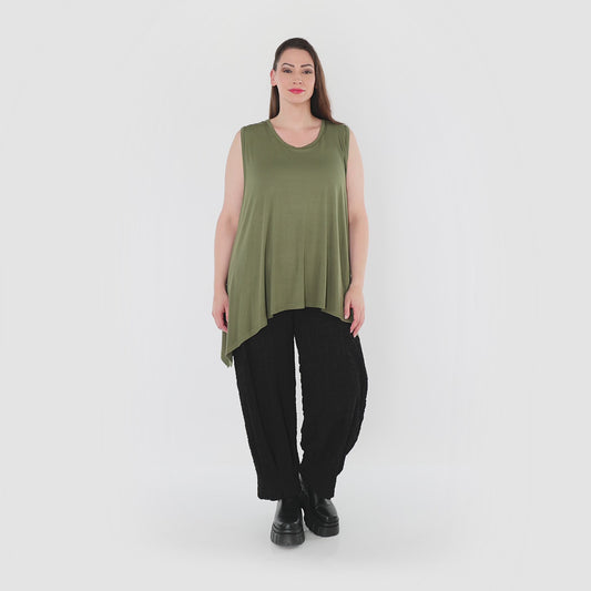 03071 "BasicLove" Top – Olive
